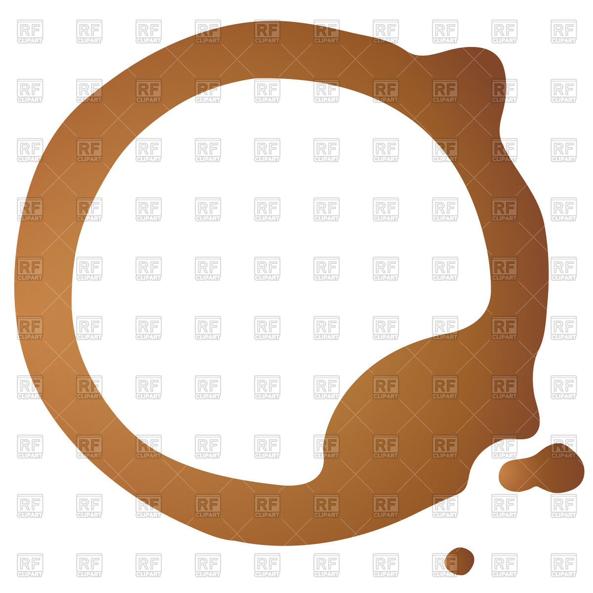 1200x1200 Coffee Stain Vector Image Vector Artwork Of Design Elements