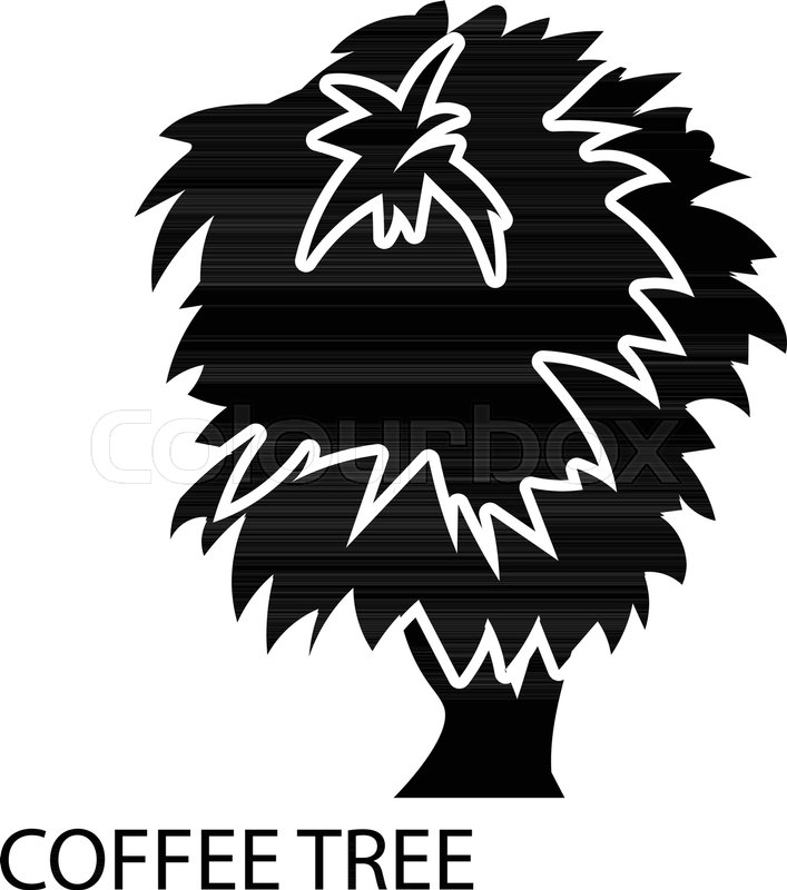 707x800 Coffee Tree Icon. Simple Illustration Of Coffee Tree Vector Icon