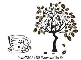 260x194 Art Print Of Coffee Tree, Vector Barewalls Posters Amp Prints