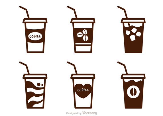 572x407 Iced Coffee Vector Free Vector Download In .ai, .eps, .svg Format