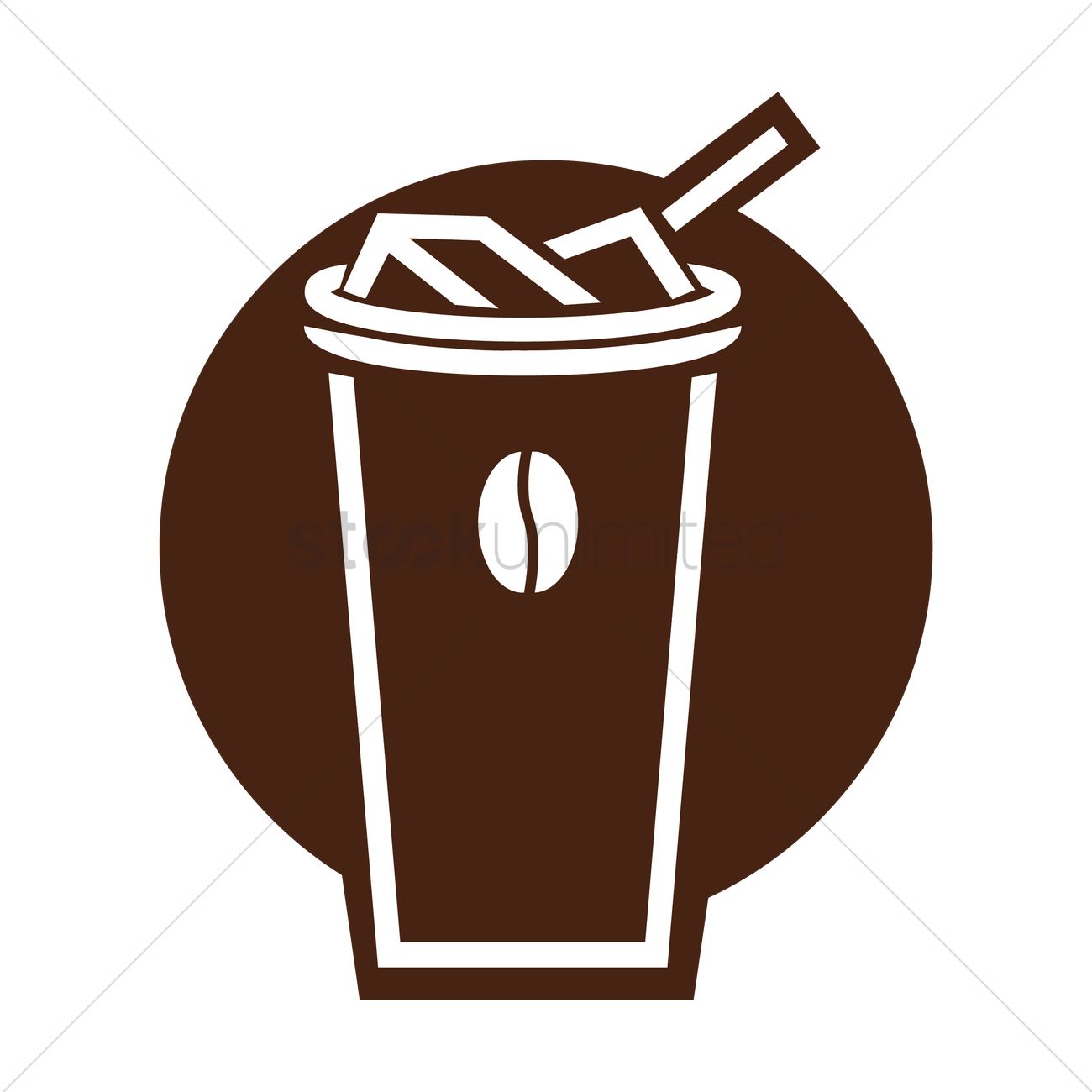 1300x1300 Cold Coffee Vector Image