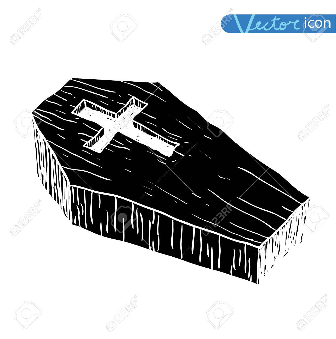 1285x1300 Coffin Clipart Vector