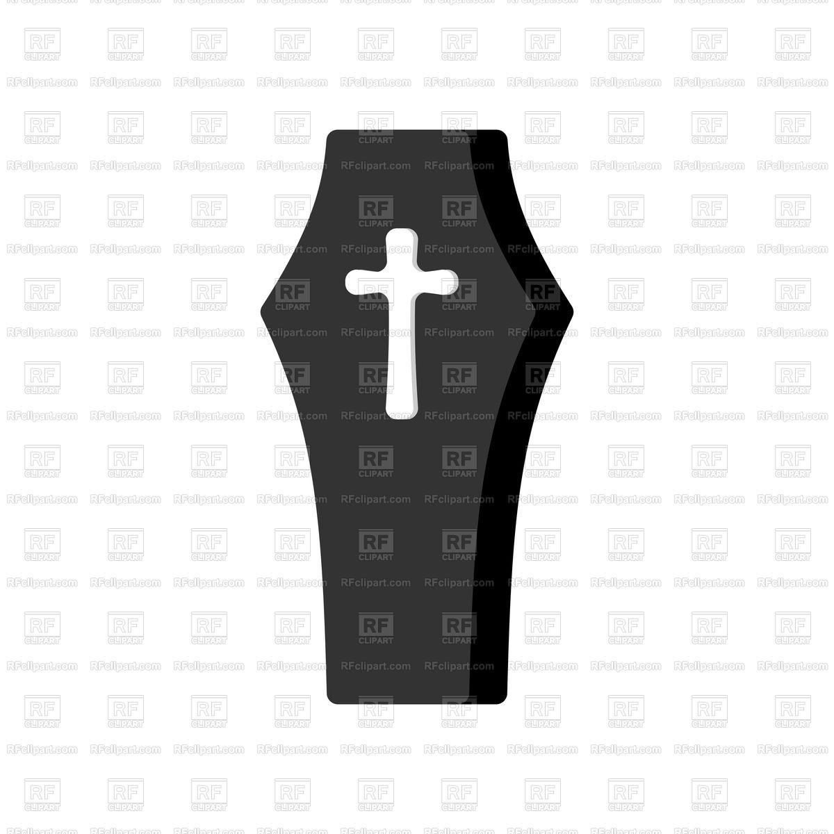 1200x1200 Coffin Isolated Vector Image Vector Artwork Of Icons And Emblems