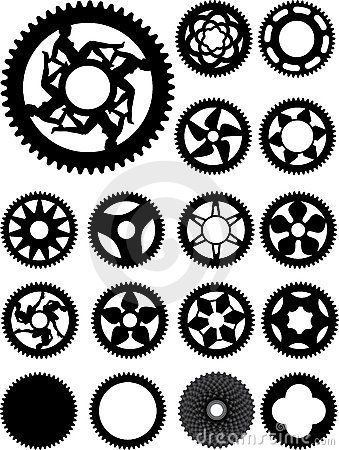 339x450 Bicycle Cog Vector