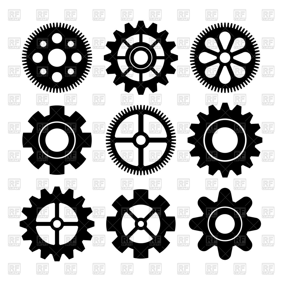 1200x1200 Bike Clipart Cog