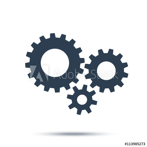 500x500 Cogwheel Vector Icon