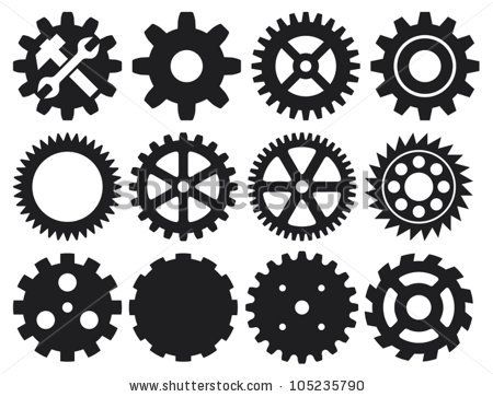 450x363 Gear Collection Machine Gear (Wheel Cogwheel Vector, Set Of Gear