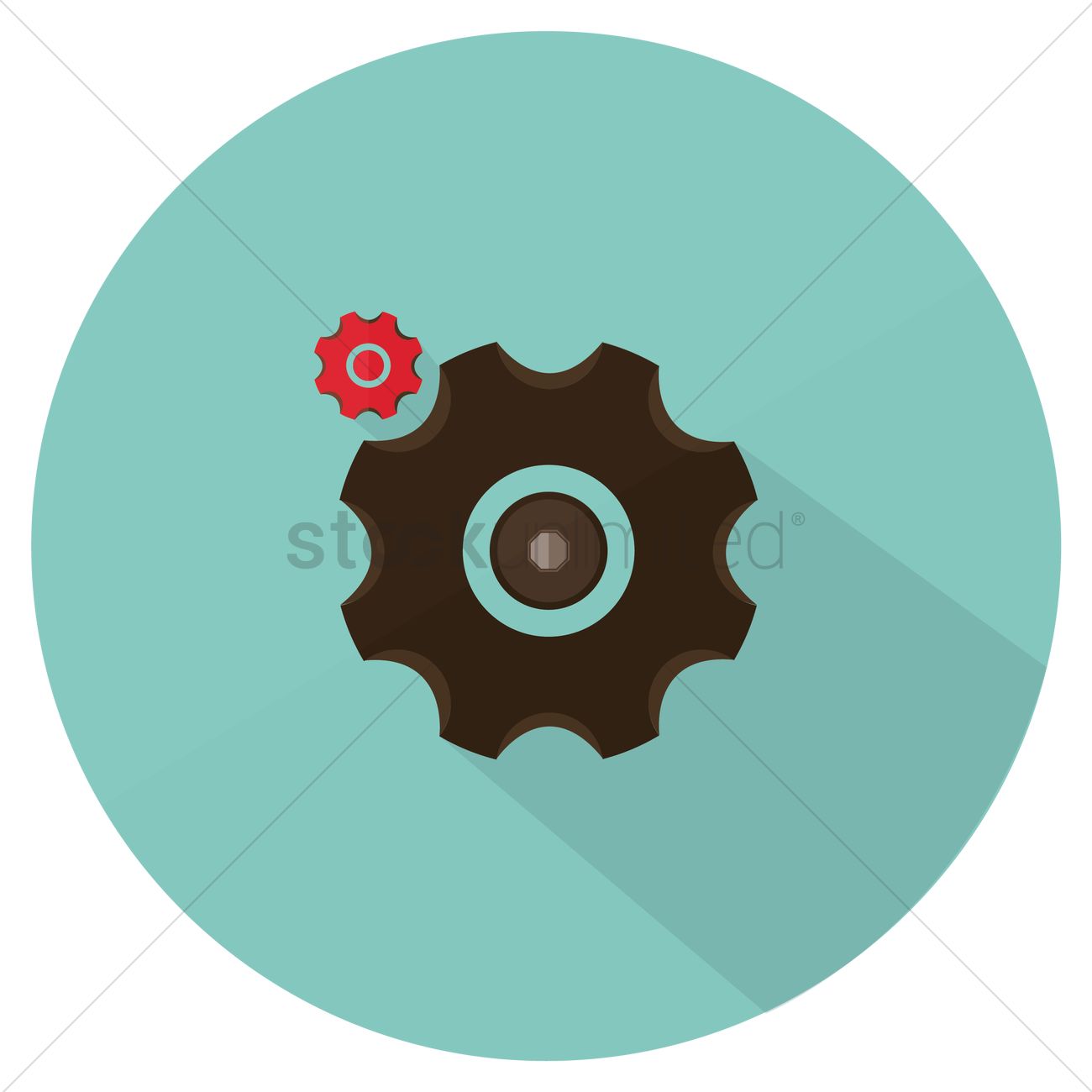 1300x1300 Cogwheel Vector Image