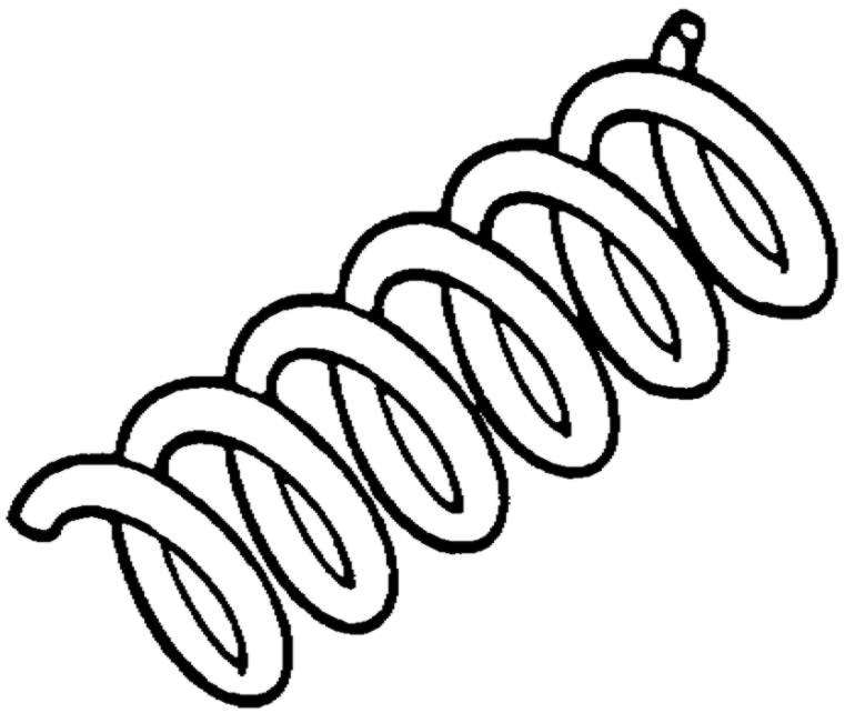 770x642 Coil Spring Free Vector Art