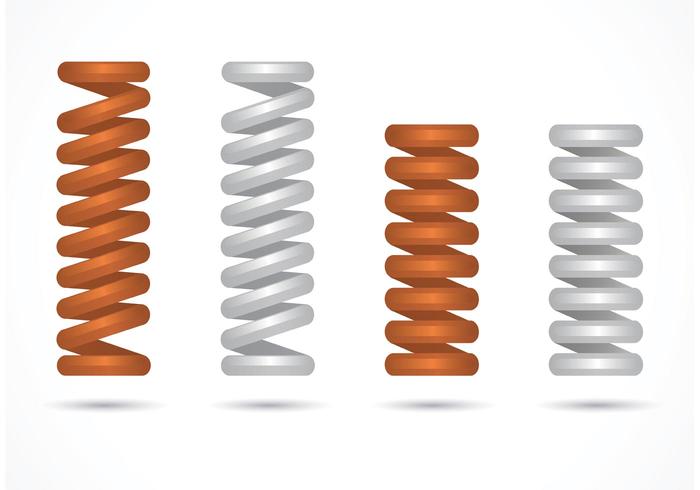 700x490 Free Vector Coil Spring Set
