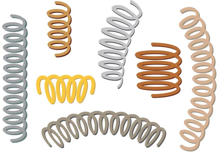 700x490 Coil Spring Vectors