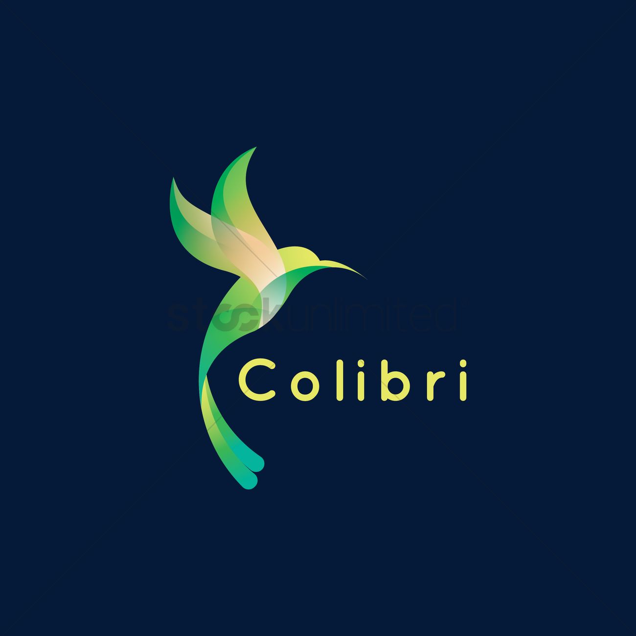 1300x1300 Colibri Vector Image