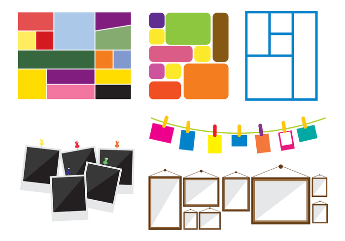 700x490 Free Photo Collage Vector