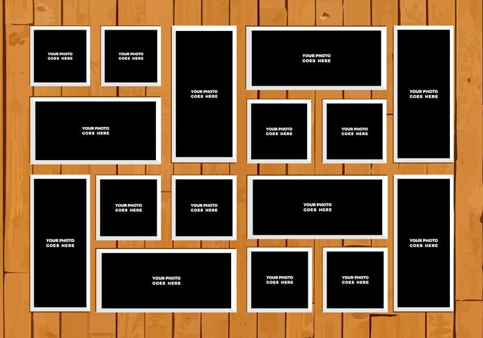 700x490 Photo Collage Free Vector Art