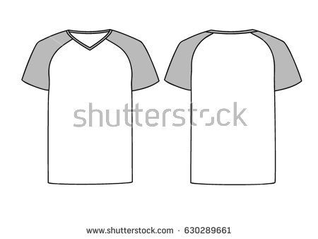 450x338 V Neck Template Collar T Shirt Template Vector