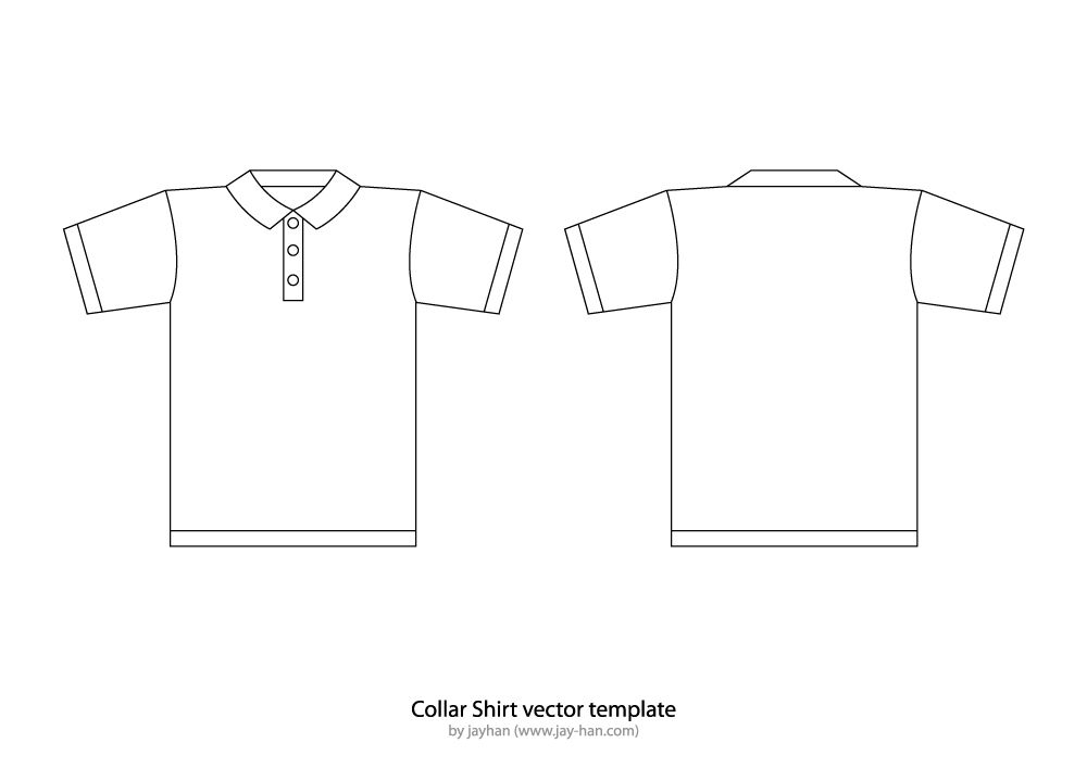 1000x707 Buy T Shirt Collar Vector