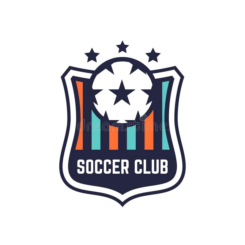 800x800 Download Soccer Or Football Club Logo Badge Stock Vector
