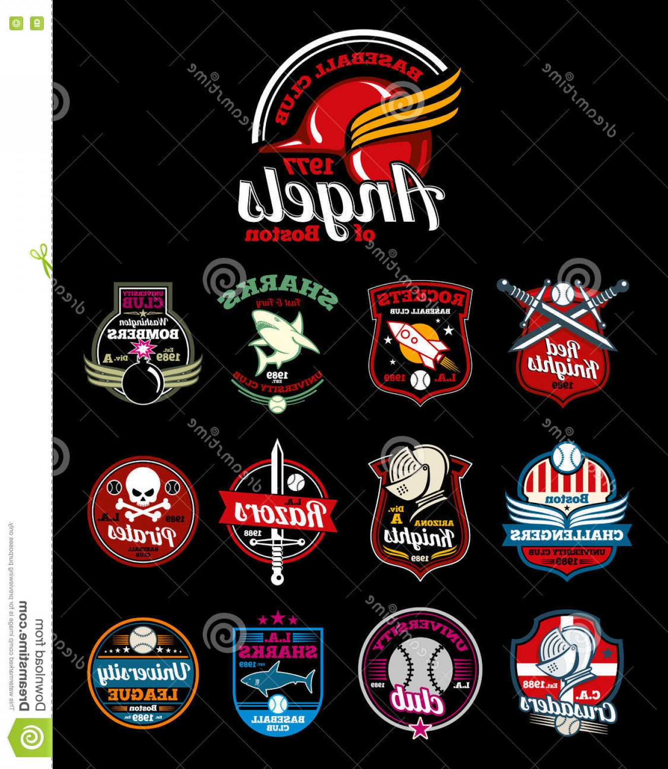 1356x1560 Stock Illustration Sports Teams High School University College