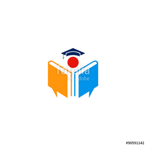 500x500 Book Education College Vector Logo Stock Image And Royalty Free