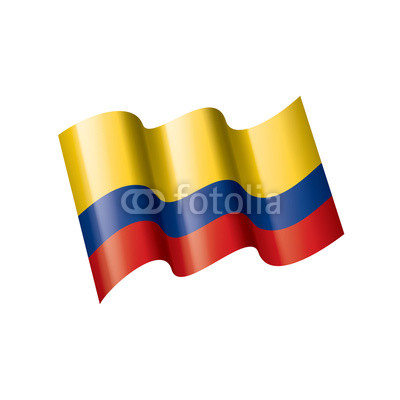 400x400 Colombia Flag, Vector Illustration On A White Background Buy