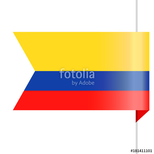500x500 Colombia Flag Vector Bookmark Icon Stock Image And Royalty Free