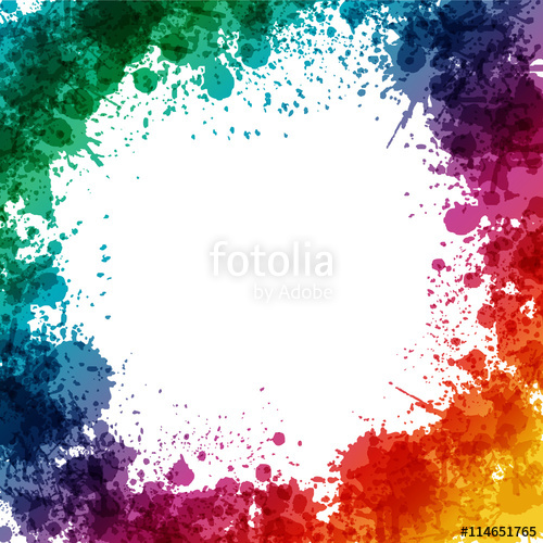 500x500 Abstract Color Splash Vector Background Stock Image And Royalty