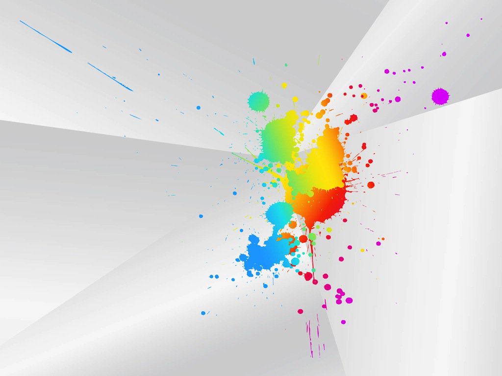 1024x768 Artistic Color Splash Vector Art Amp Graphics