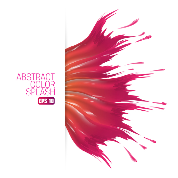 600x600 White Background And Abstract Color Splash Vector Material 15 Free