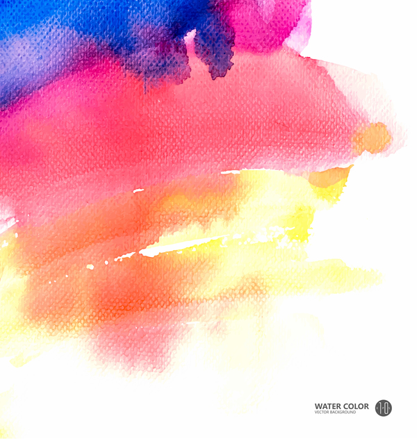 600x632 Water Color Paint Vector Background 01 Free Download