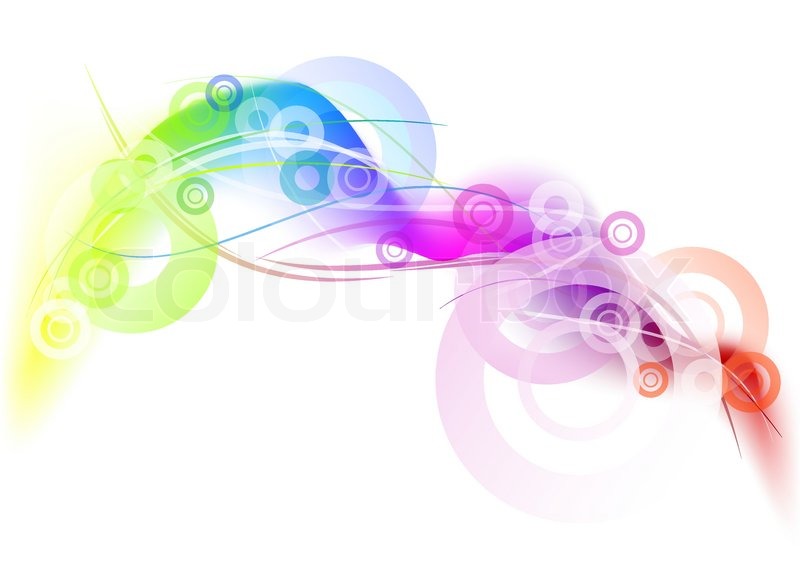 800x566 Circle Background In Rainbow Color Stock Vector Colourbox