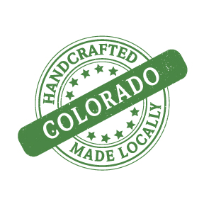 288x288 Made In Colorado Logo. Vector Stamp Style. Royalty Free Art.