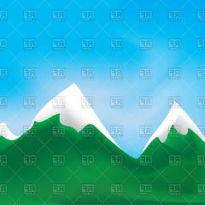 300x300 Aspen Colorado Mountain Peak Round Stamp Vector Clipart Lazttweet