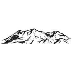 236x248 Rocky Mountain Vector Drawings