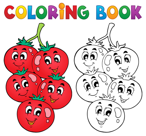 500x467 Coloring Book Vector Set 02 Free Download