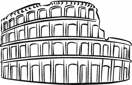465x301 Colosseum Clipart