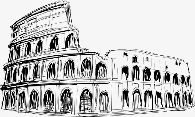 650x391 Vector Painted Colosseum, Vector, Hand Painted, Rome Png And