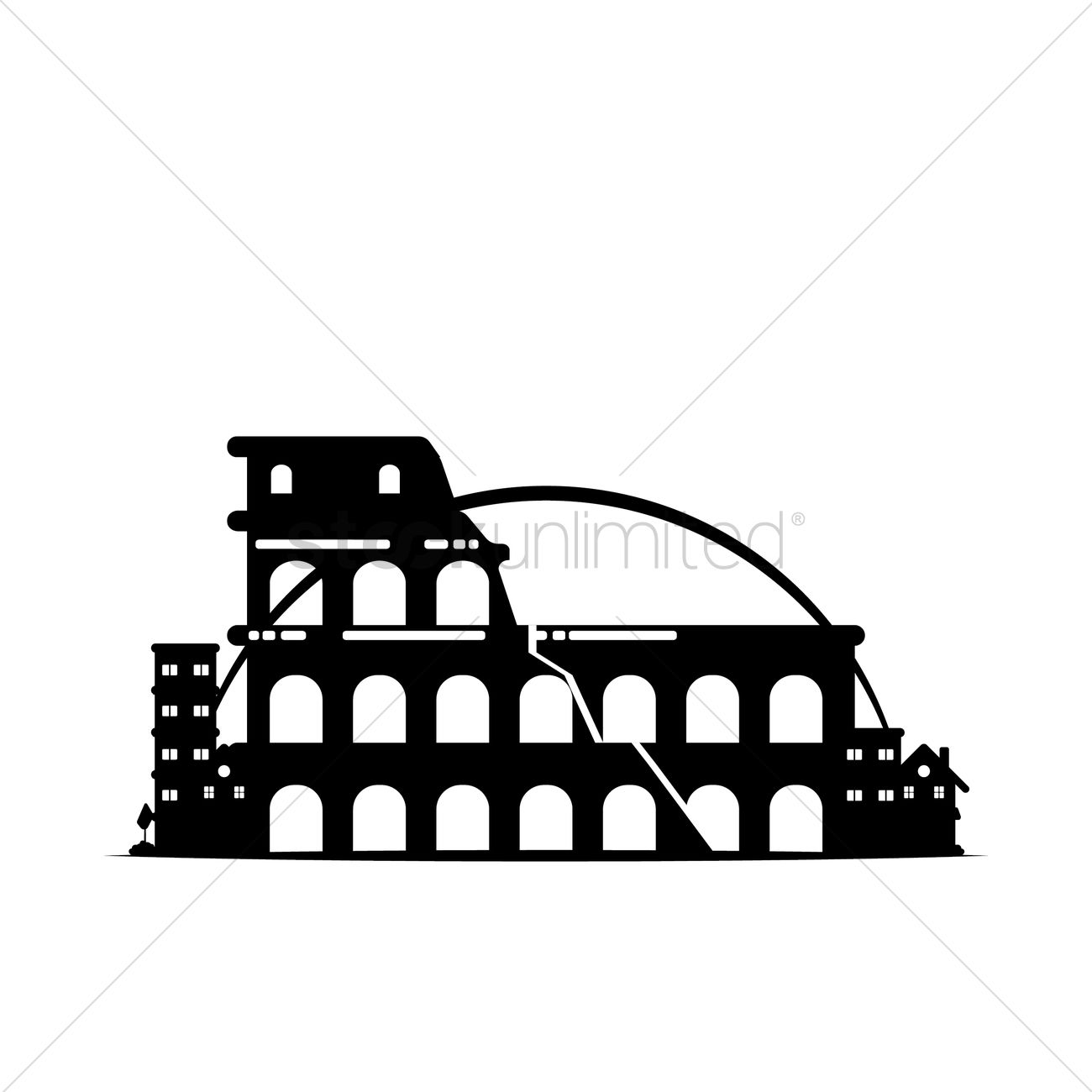 Colosseum Vector at GetDrawings | Free download