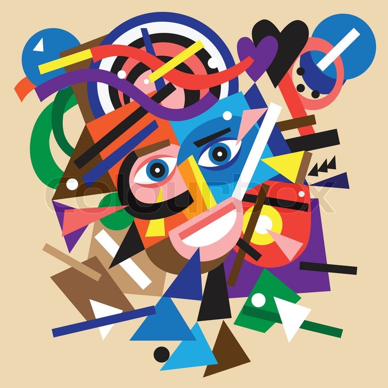 800x800 Abstract Face