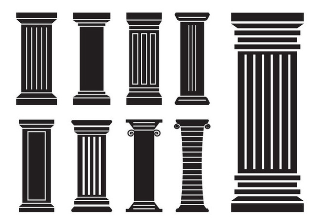 632x443 Roman Pillar Vectors Free Vector Download 357955 Cannypic