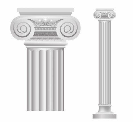 468x429 Roman Column Vectors Stock In Format For Free Download 1.95mb