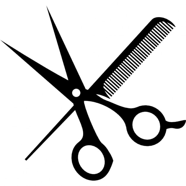 626x626 Scissors And Comb Icons Free Download