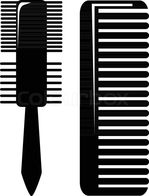 608x800 Hair Comb Icon . Simple Illustration Of Hair Comb Vector Icon For
