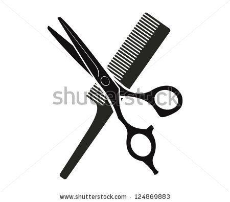 450x395 Scissors And Comb Vector Item 5 Silhouettes Hair Silhouettes