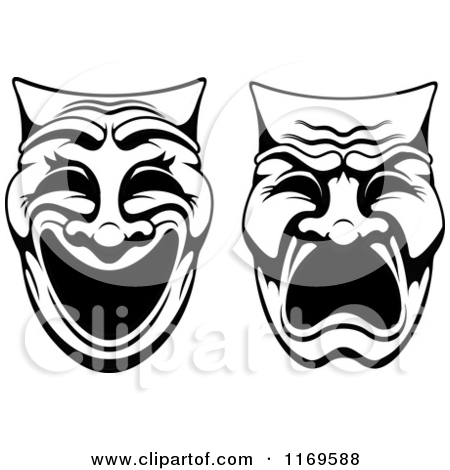 450x470 Theatre Clipart Comedy Tragedy