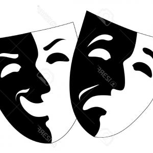 300x300 Theatre Mask Icon Comedy Tragedy Theater Lazttweet