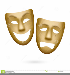 281x300 Free Clipart Comedy And Tragedy Masks Free Images