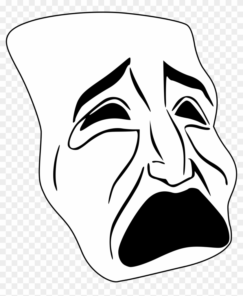 840x1024 Comedy Tragedy Masks Free Clip Art