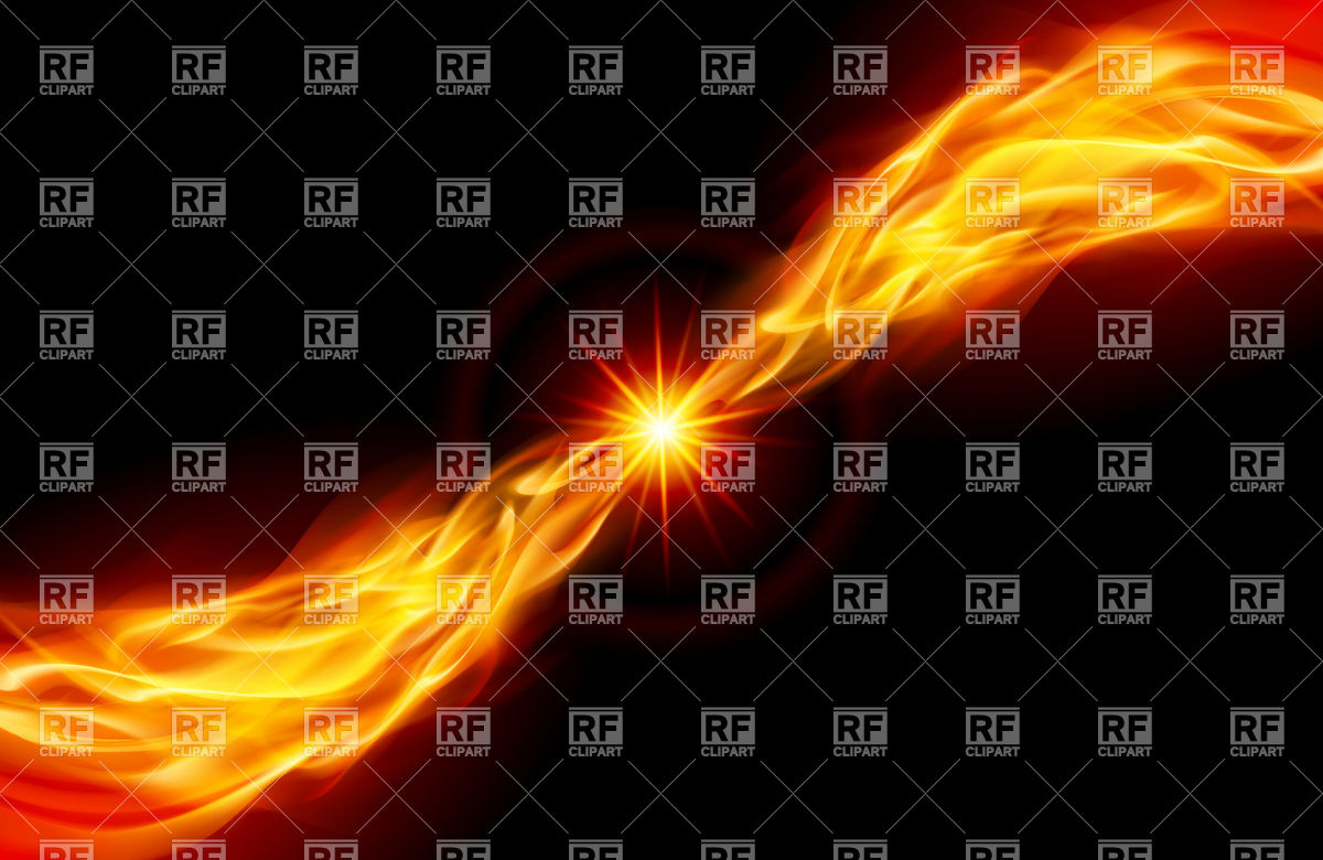 1200x780 Comet With Flaming Wavy Tail Vector Image Vector Artwork Of