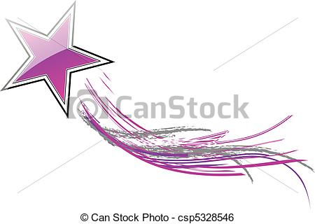 450x320 Purple Comet On The White.