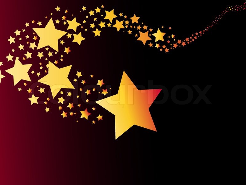 800x600 Shooting Star Comet Vector Illustration Stock Vector Colourbox
